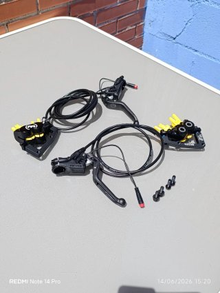 4 Pistones MAGURA MT5 E-Stop Frenos POTENTES.Nuevo