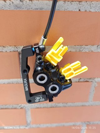 4 Pistones MAGURA MT5 E-Stop Frenos POTENTES.Nuevo