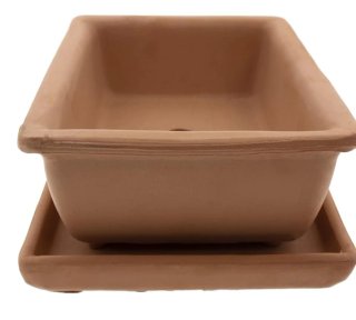 Maceta de terracota para bonsái
