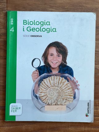 Libro de biología i geología de 4 eso cuarto