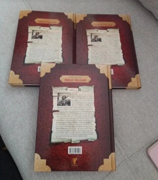 Lote tres libros Emilio Salgari