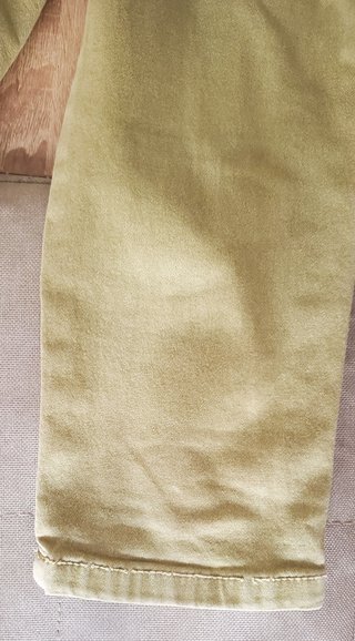 Pantalón largo verde oliva Pull&Bear - vaquero 40