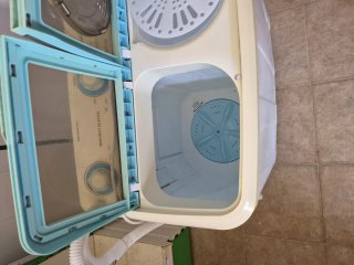 Lavadora Portátil Camping Doble Tina