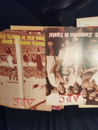 Colección completa revistas del Sevilla fc