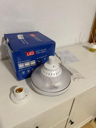 Lámpara Ventilador LED Multifunción