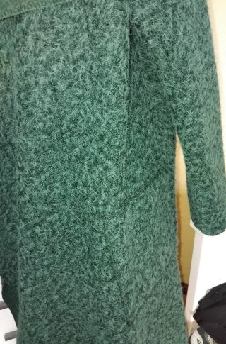 Abrigo mujer verde talla única