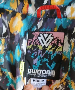 Chaqueta snowboard Burton Roja