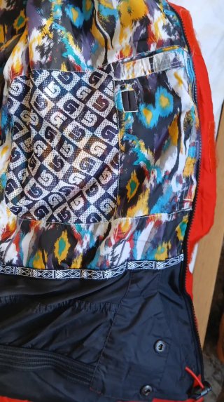 Chaqueta snowboard Burton Roja