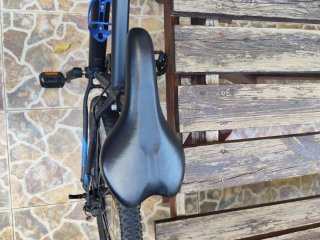 Bicicleta Rockrider ST 120 M Rigida azul y negra