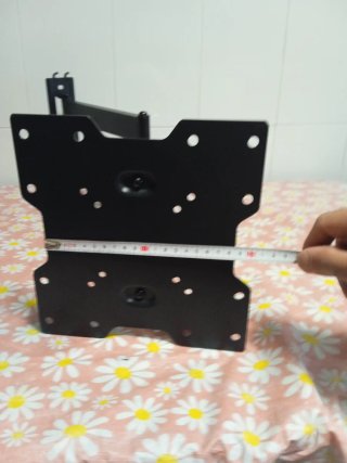 Soporte TV pared articulado negro