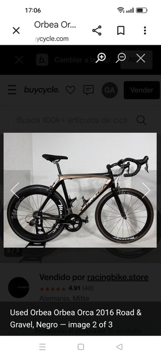 Bicicleta Orbea Orca Carbono