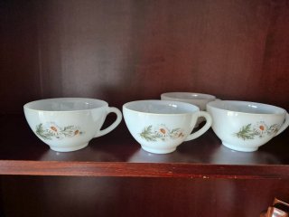 Lote 7 Tazas Arcopal margaritas
