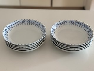 Tognana Piatti Fondi Blu e Bianchi