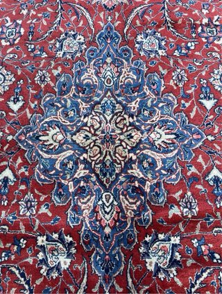 Preciosa alfombra persa Tabriz Tapis anudada a man