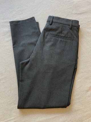 Pantalón Zara Gris Talle 36