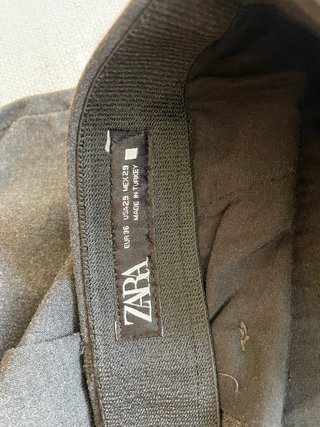 Pantalón Zara Gris Talle 36