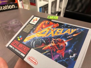 Axelay Super Nintendo SNES PAL Konami