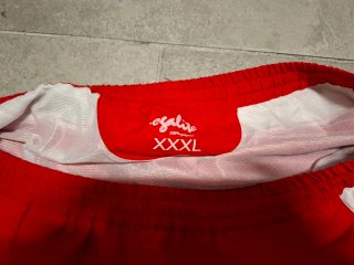 Pantalón corto padel Egalite rojo