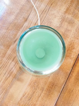 Lámpara de mesa de cristal
