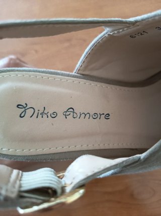 Sandalias Tacón Niko Amore T.39 (Impecables)