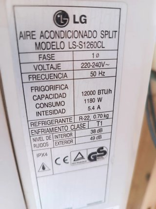 Aire Acondicionado LG Beige