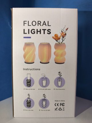 Lámpara LED RGB Diseño Florero