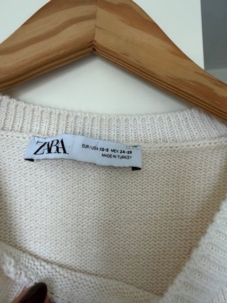 Blusa Zara efecto dos piezas