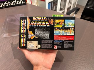 World Heroes Super Nintendo SNES Completo