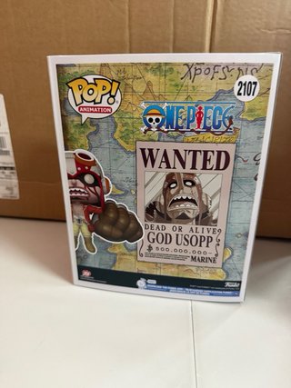 Funko Pop Usopp cover wanted poster 2107 One Piece
