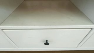 Mueble TV Hemnes madera blanco y marrón