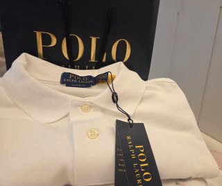 Polo Ralph Lauren Blanco Manga Corta Hombre