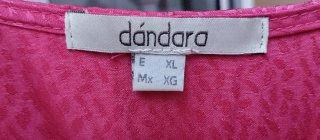Vestido Dandara Fucsia Talla XL
