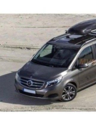 Barras de techo / Baca aluminio para Mercedes Clas
