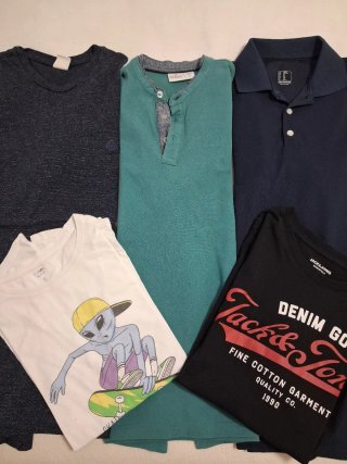 Lote 4 Camisetas y Polos Talla S