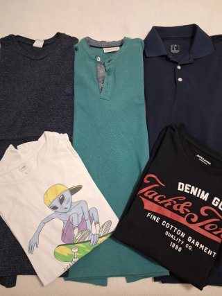 Lote 4 Camisetas y Polos Talla S