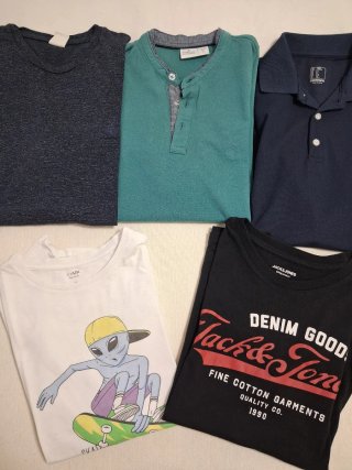 Lote 4 Camisetas y Polos Talla S