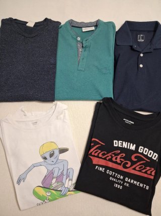 Lote 4 Camisetas y Polos Talla S