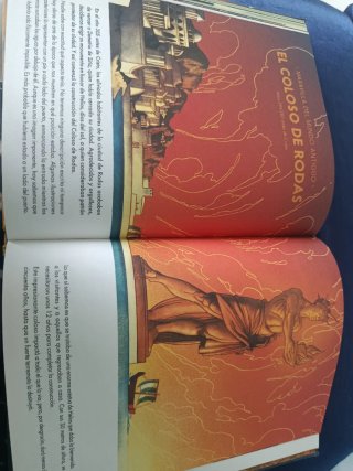 Libro ilustrado sobre las 7 Maravillas del mundo