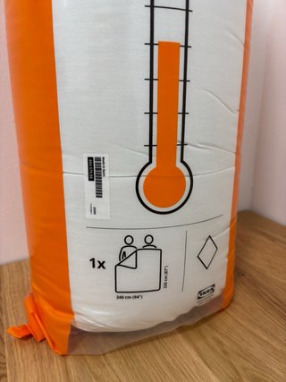 Edredón cálido para cama doble Ikea