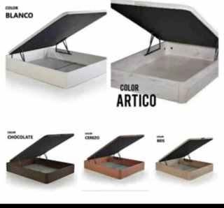 Camas completas con almacenaje