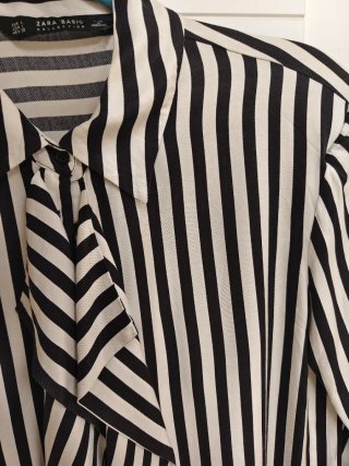 Camisa Zara Rayas Talla L