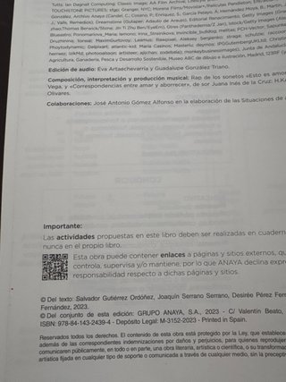 Lengua y Literatura, 2 ESO, Operación mundo