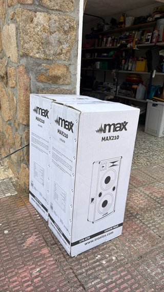 Altavoces Max MAX210 DJ 2000W (2 unidades)