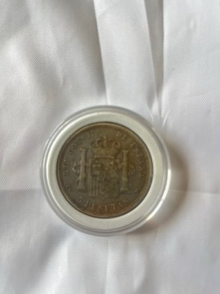 Moneda de Plata 5 Pesetas Coleccionista