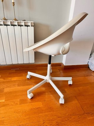 Silla Escritorio IKEA LOBERGET/MALSKÄR Blanca