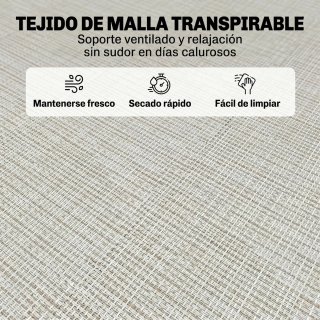 Tumbona Plegable Exterior Gris