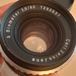 Carl Zeiss Jena BIOMETAR 80mm f2.8 (zebra version)