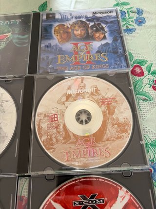 Lote Juegos PC StarCraft, Age of Empires, Red Aler