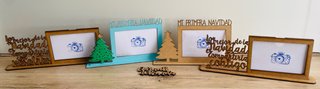 Marcos de madera para Navidad