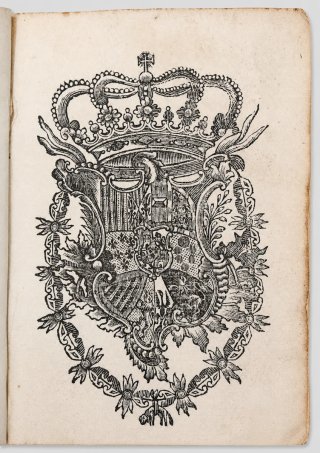 Raro Impreso militar original 1767